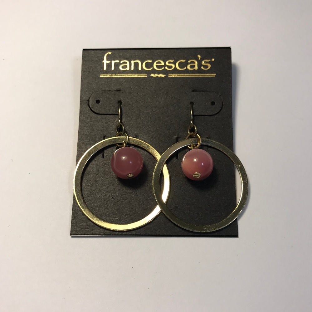 Gold Hoop Earrings Brand New by Francescas